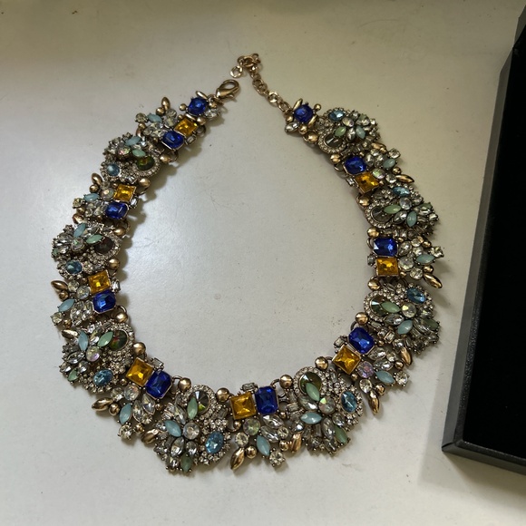 AVAANI Royal Blue & Multicoloured Necklace - Picture 2 of 2